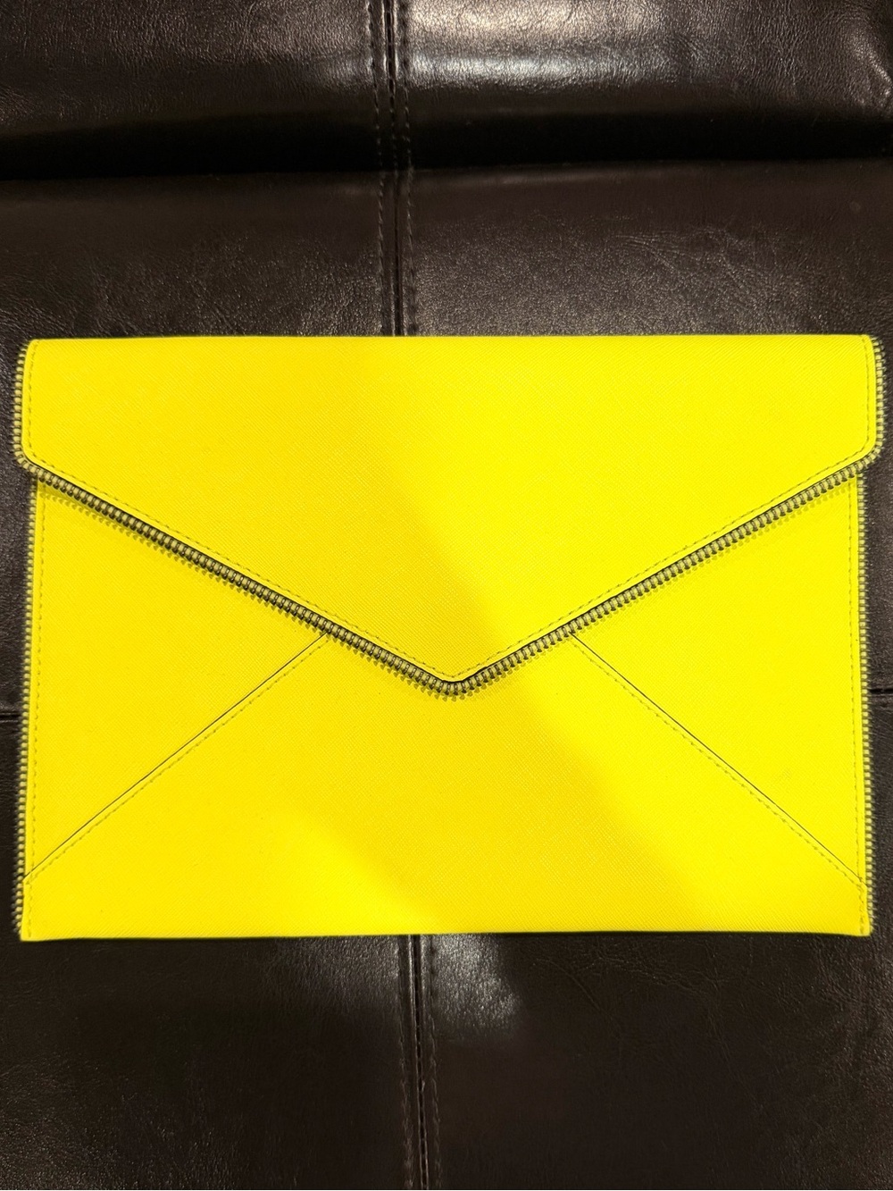 Rebecca Minkoff Yellow Envelope Clutch